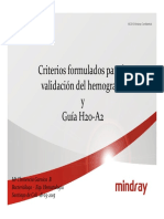 Criterios para La Validacion Del Hemograma y Guia H20A2