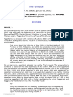 First Division: PEOPLE OF THE PHILIPPINES, Plaintiff-Appellee, vs. MICHAEL JOSON y ROGANDO, Defendant-Appellant