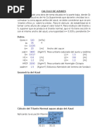 Practica Cálculo de Azudes