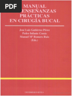 Gutiérrez - Manual de Enseñanzas Prácticas en Cirugía Bucal