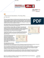 Short Circuit Calculations - The Easy Way