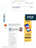 Oracle Projects Tables 