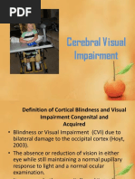 Cortical Visual Impairment