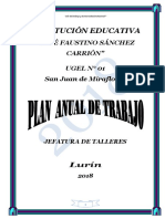 Plan Anual de Trabajo J.T 2018