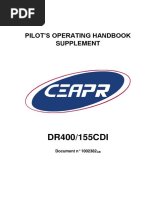 DR400/155CDI Pilot's Operating Handbook (Supplement)