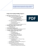 Design Network Topology Including (Chapter 5)