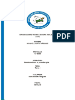 Tarea 1 Introduccion A La Pscoterapia