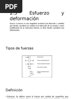 2.3 Esfuerzo y Deformación