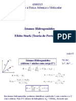 Aula 4 de Introdução À Física Atômica e Molecular - Átomo Hidrogenoide