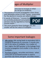 Leakages of Multiplier PDF