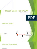 Threat Model For Bwapp