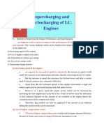 CHAPTER 6 Supercharging and Turbocharging of I.C. Engines