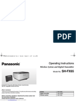 SH-FX65: Operating Instructions