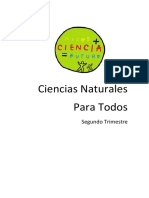 Plan Ciencias Naturales para Todos. Segundo Trimestre