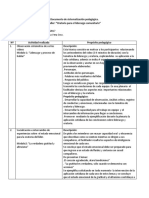 Documento de Sistematización Pedagógica