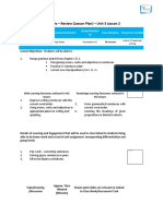 ILE Lesson Plan Unlock 1 Unit 1 2 Reveision