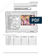 Clasificación de La Palabra11