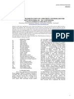 Design and Implementation of A Discrete Controller For Soft Switching DC - DC Converter