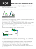 Lista de Exércicios Sobre Trabalho e Potencia para o 9º Ano e Preparatório para o IFCE