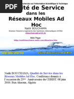 Qualité de Service Dans Les Réseaux Mobiles Ad Hoc (Quality of Service in Mobile Ad Hoc Networks)