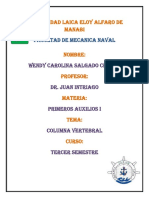 Informe Columna Vertebral