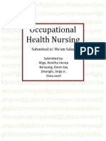 Nursing in Occupational Health