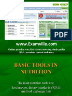 Basic Tools in Nutrition