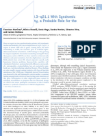 Duplication at Xq13.3-q21.1 With Syndromic Intellectual Disability, A Probable Role For The ATRX Gene