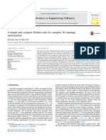 A Simple and Compact Python Code For Complex 3D Topology Optimization, 2015