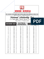 Answer Key: Electrical Engineering