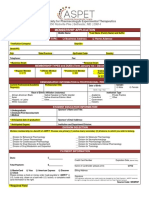 Aspet Membership Application