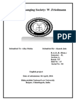 English Project Law in A Changing Society