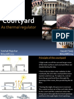 Courtyard As Thermal Regulator