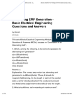 Questions & Answers On Alternating Voltage and Curren