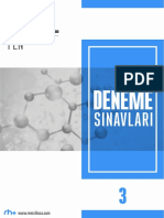 YÖKDİL Fen Bilimleri Deneme Sınavı 3 PDF