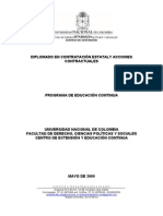 Diplomado Contratacion Estatal U. Nacional