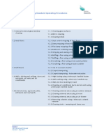 Building: Environmental Cleaning Standard Operating Procedures