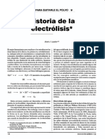 Historia Electrolisis Analisis Lunes 02 Abril 2018