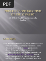 Proceso Constructivo de Cielo Falso