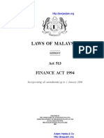 Act 513 Finance Act 1994