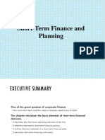 PNA FInancial Management 10 Short Term