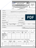 Application Form For JEST & ECT