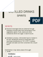 Distilled Drinks