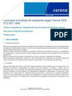 Guia para La Limpieza de Aisladores Segun Norma Ieee STD 957-1995