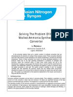 Asian Nitrogen Syngas 2013 Singapore Solving The Problem of Hot Walled Ammonia Synthesis Converter