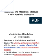 Modigliani and Modigliani Measure - M2 - Portfolio