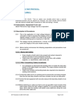 2.1 References: 2.0 HV Sheath DC Test Protocol: (For Reference Only)