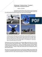 "Advanced Turboprops", "Unducted Fans", "Propfans", and "Open Rotor Propulsion Systems"