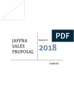 Jaffna Sales Proposal: March 29