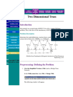 Two Dimentional Truss